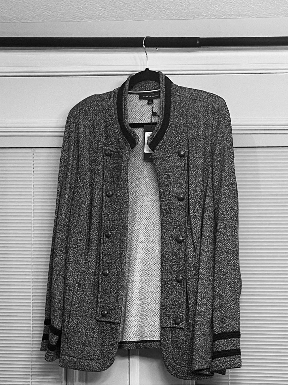 NWT Tommy Hilfiger Military Band Open Front Jacket / Blazer sz 2X